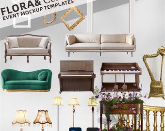 Event Mockup Mega Bundle: Wedding Decor Template