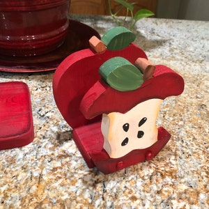 Apple napkin holder