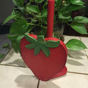 Strawberry paper towel holder