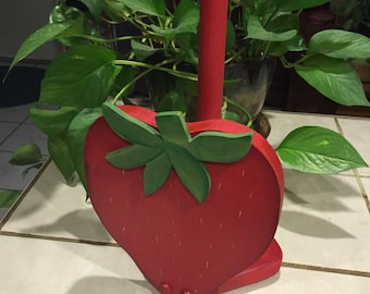 Strawberry paper towel holder