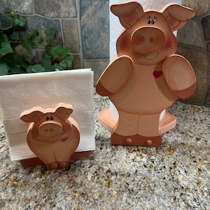 Porta-toalhas de papel e guardanapos Porky Pig