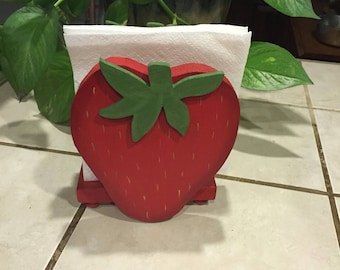 Strawberry napkin holder