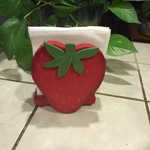 Strawberry Napkin Holder Etsy