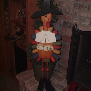 Pilgrim Turkey Eat Ham Porch Sitter