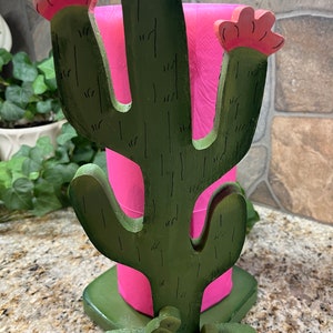 Porta asciugamani di carta a forma di cactus