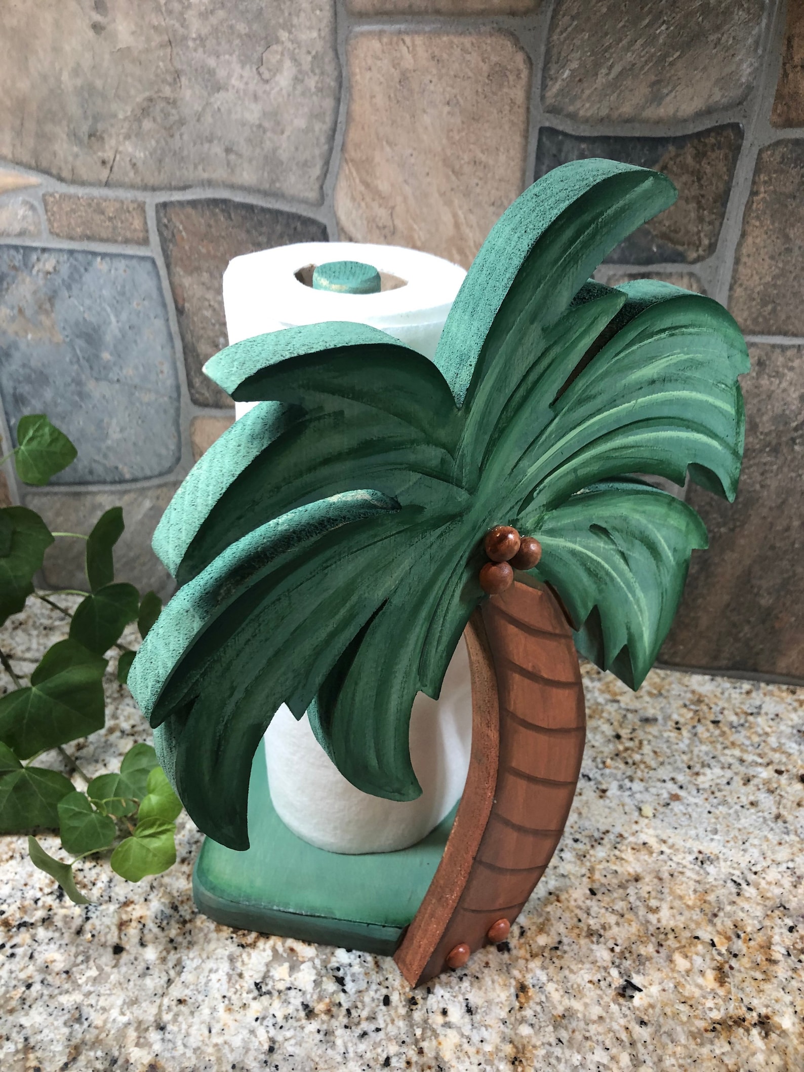 Palm Tree Paper Towel Holder Etsy