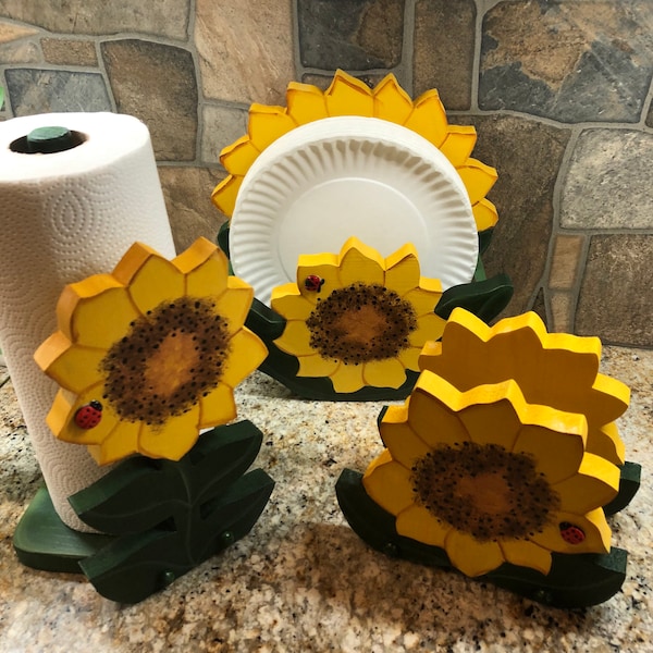 Sunflower Kitchen Decor Etsy
