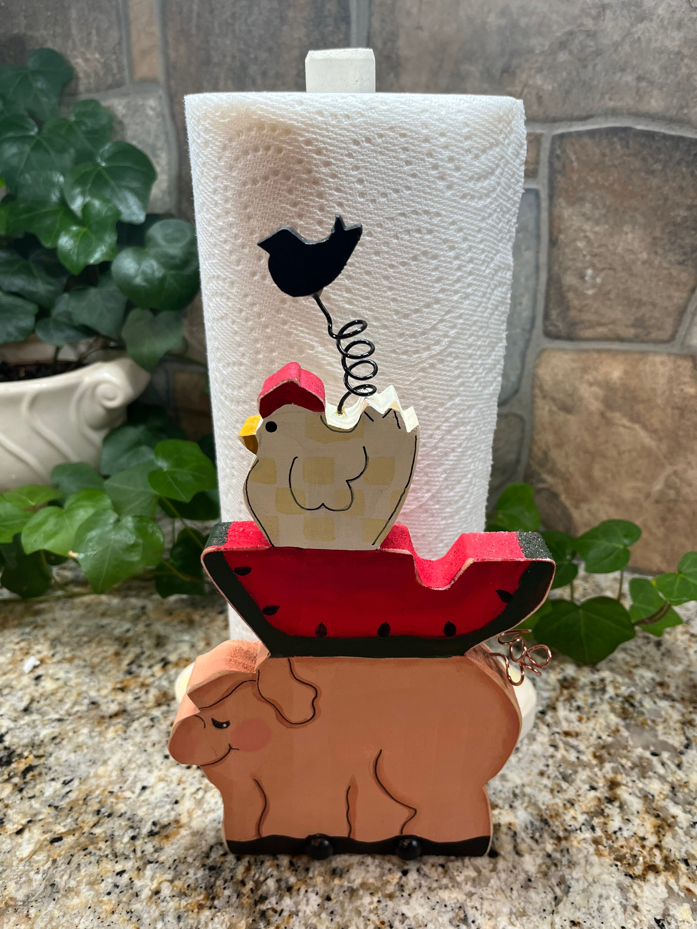 Chicken paper towel holder hotsell