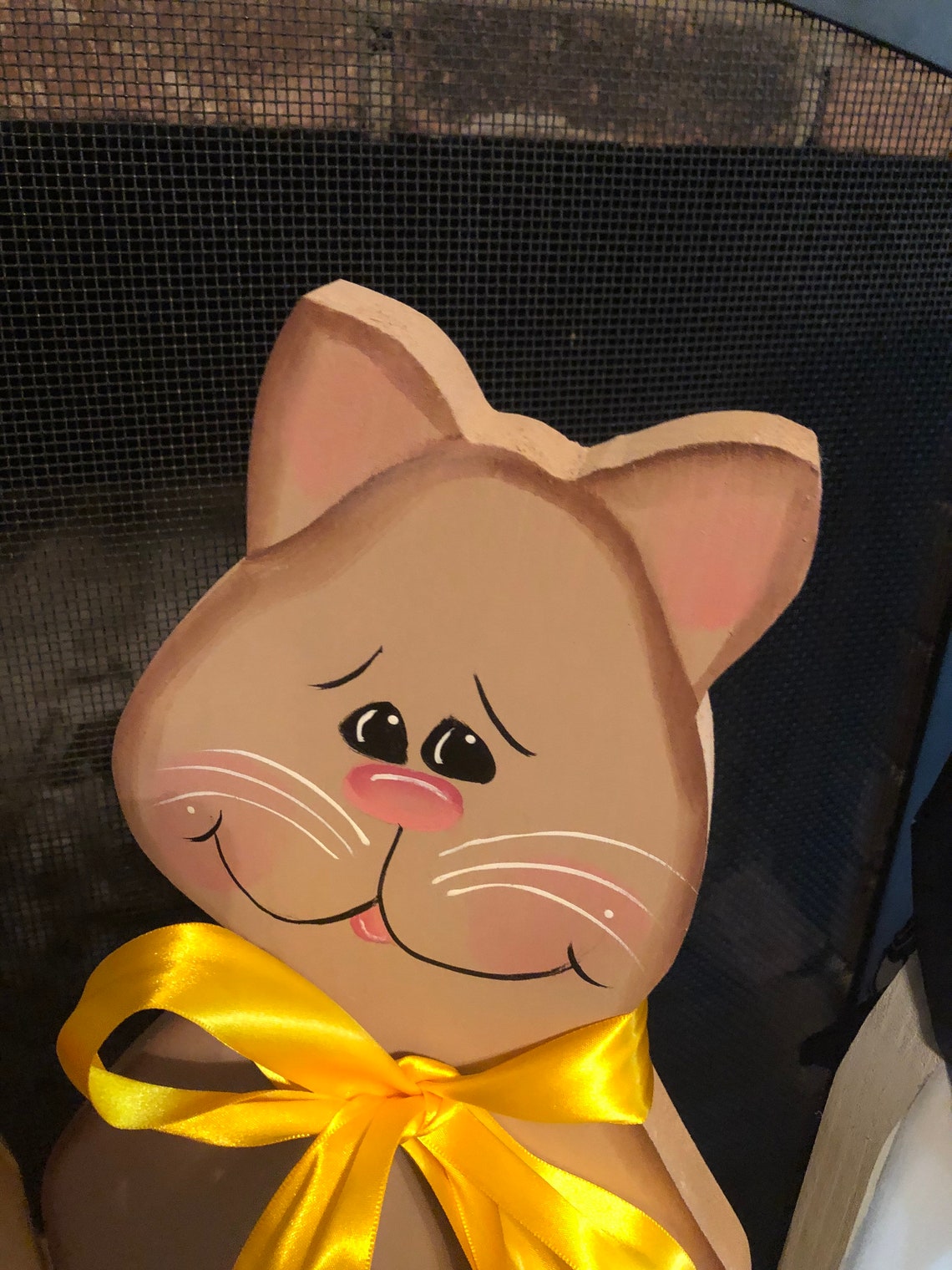 Dog Cat Fireplace Screen Etsy