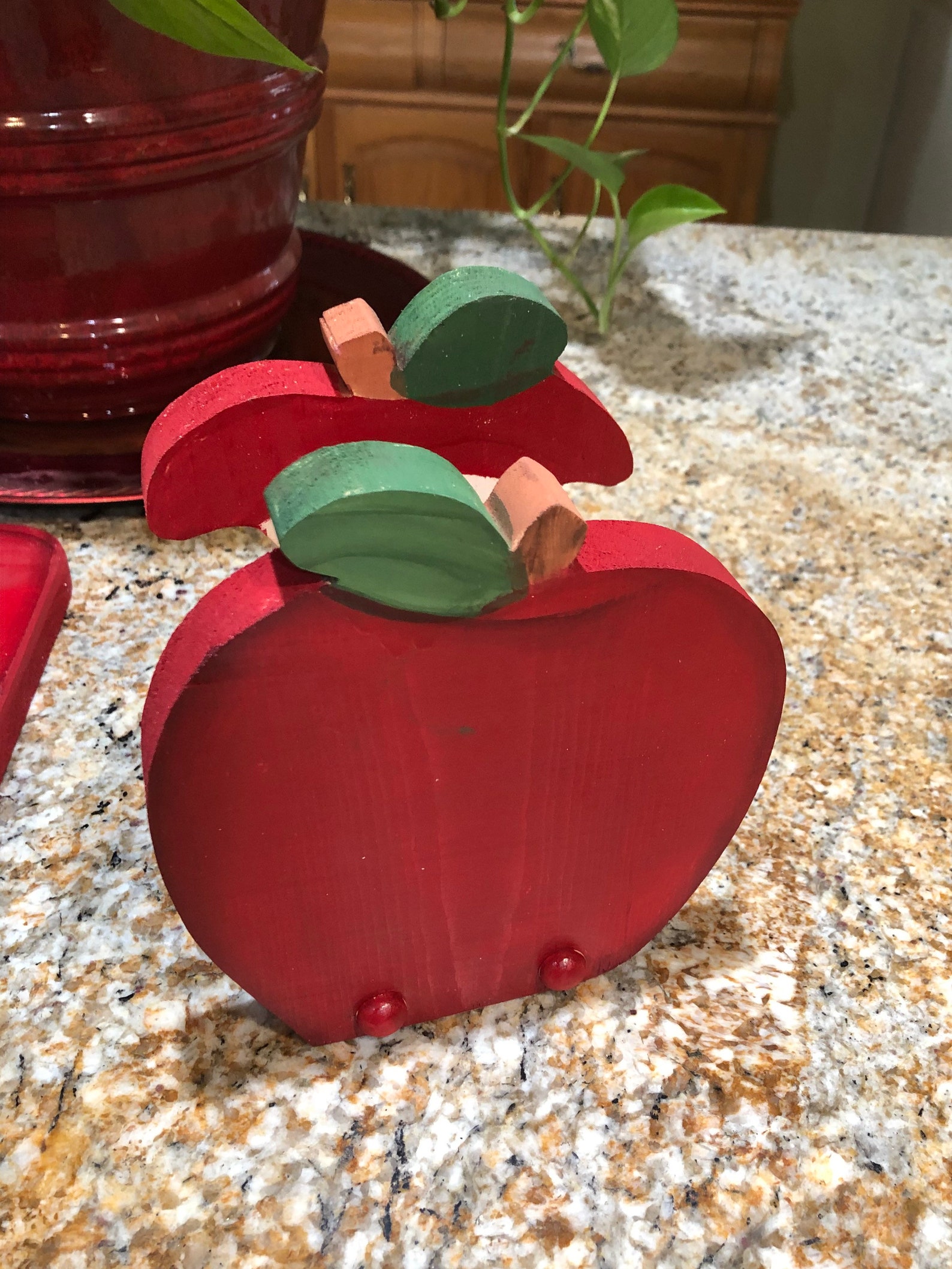 Whimsical Kitchen Apple Decor Etsy