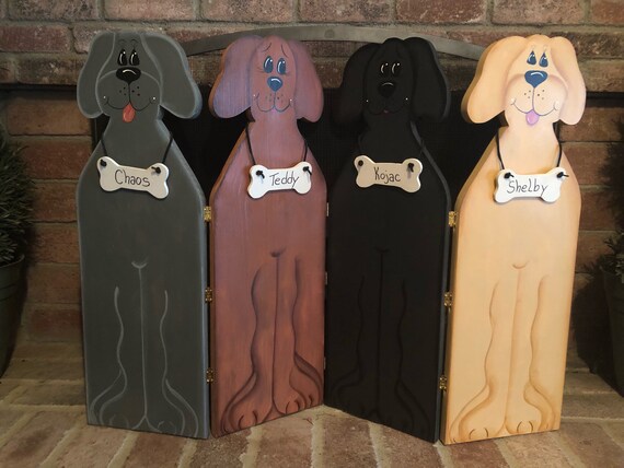 Personalized Dog Fireplace Screen Etsy