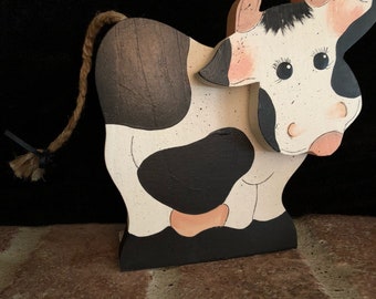 Holstein Shelf Sitter Cow