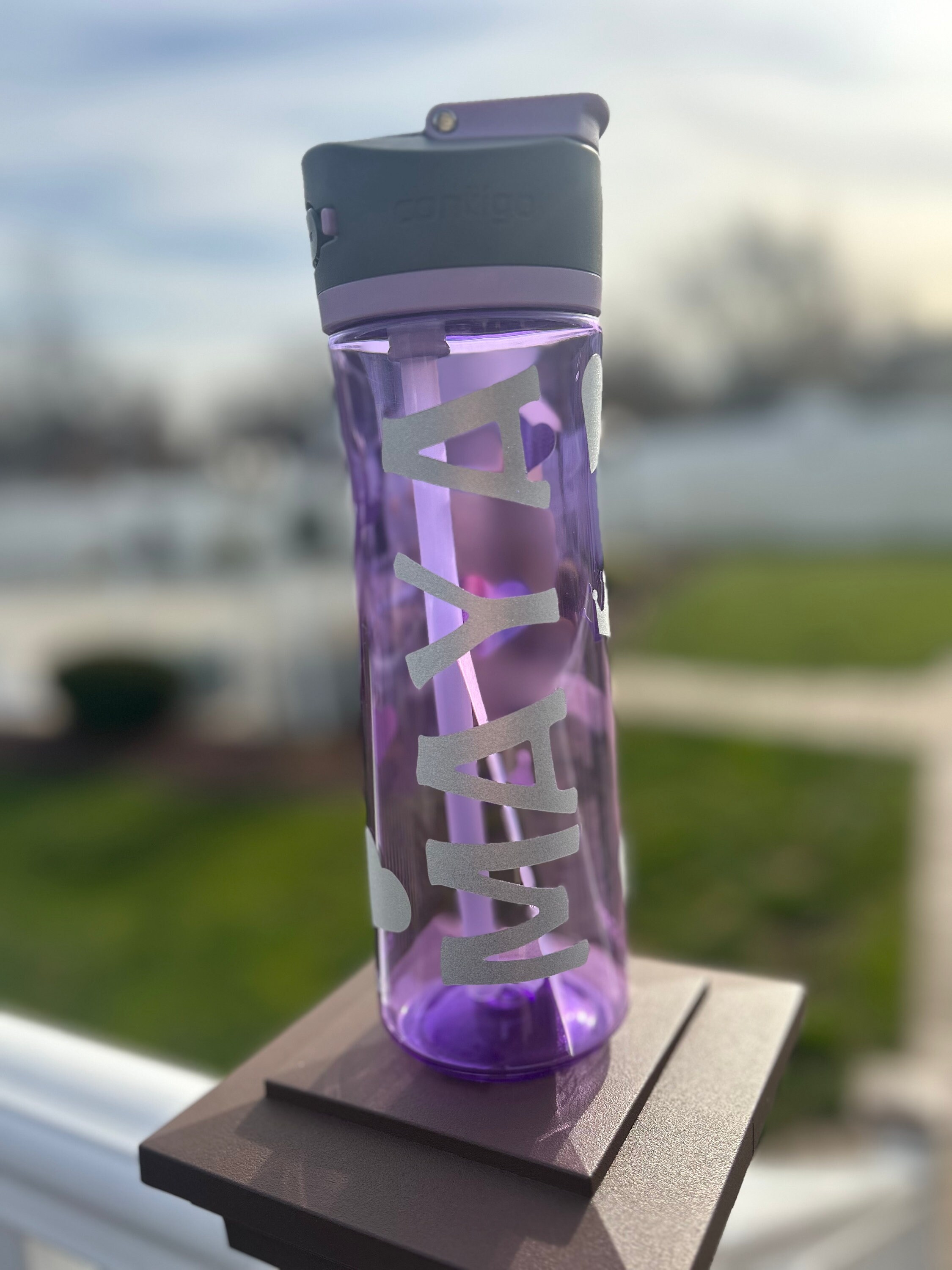 Personalized Name Water Bottle - Custom Colors & Designs - Bpa-free ...