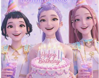 Demon Hunters Birthday Invitation