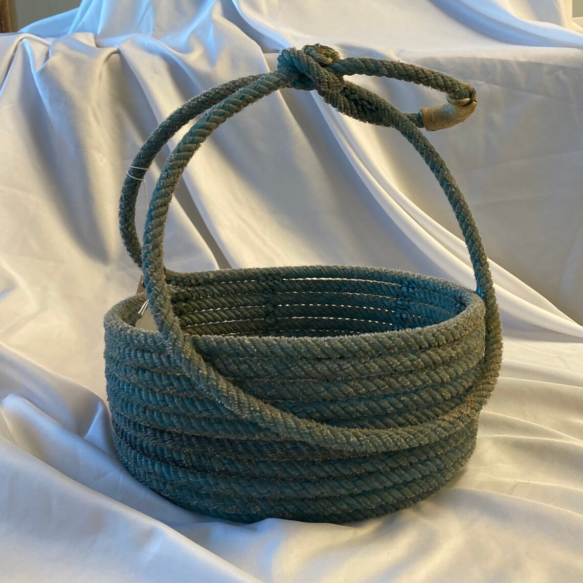 Lariat rope basket E5 Etsy