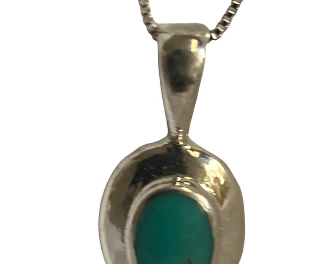 Kingman Mine Turquoise Sterling silver necklace