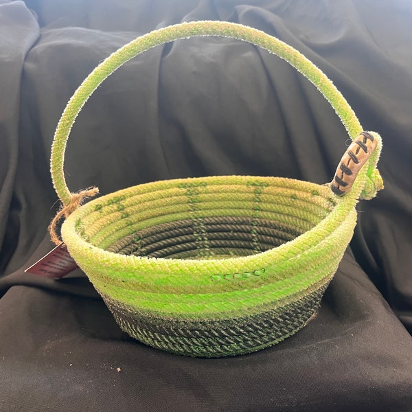 Lariat Rope Basket Etsy
