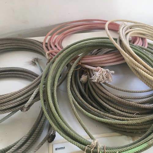 Real Used Cowboy Lariat-lasso Rope-western Decor-farmhouse | Etsy