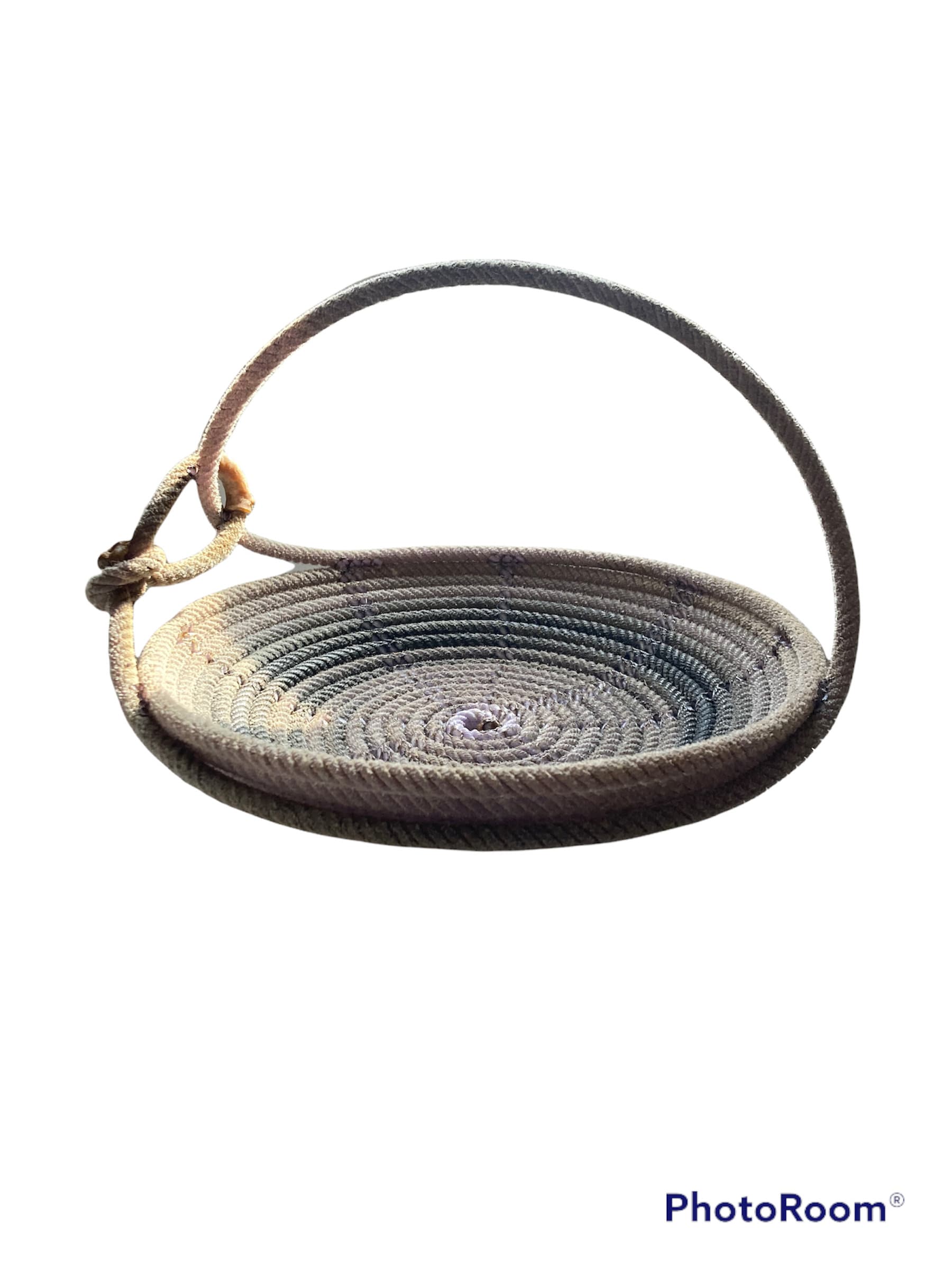B5 lasso rope basket light purple/gray