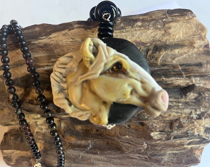 XL Palomino artisan necklace