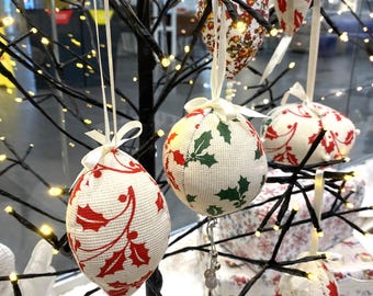 Fabric Christmas Ornaments Pattern | Step-by-Step Sewing Tutorial | DIY Holiday Decor | Easy Sewing Pattern | Handmade Christmas Craft