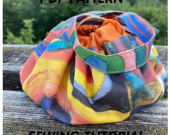 Makeup Pattern Tutorial | Beginner Sewing Pattern | Bag Pattern for Toys and Notions | Cosmetic Case Pattern | Makeup Bag PDF Sewing Pattern