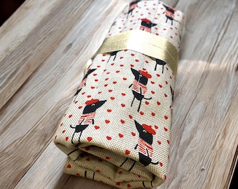 Fabric Roll Up Pencil Case Sewing Pattern: Beginner Artist Roll (PDF)