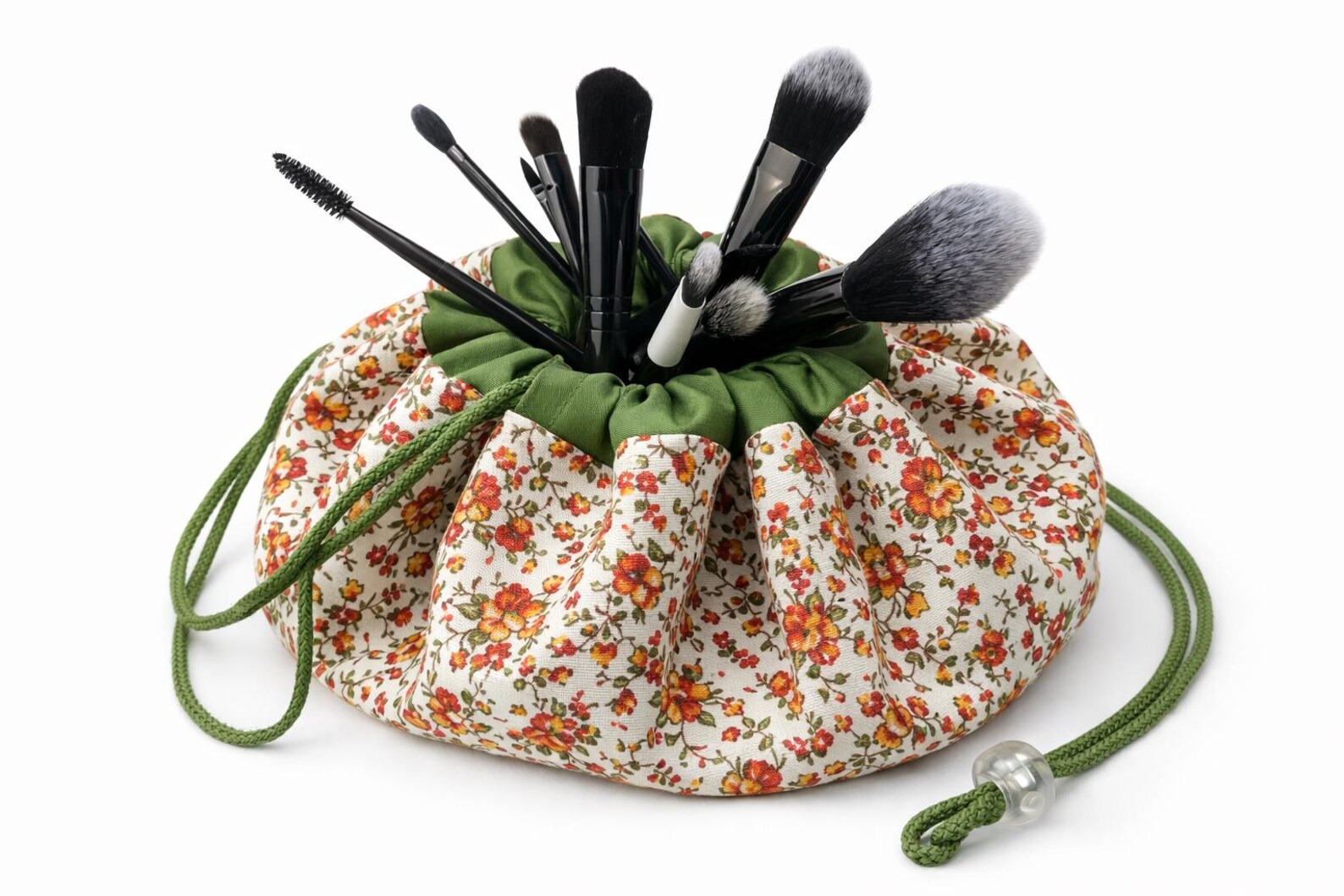 Drawstring Makeup Bag Pattern PDF, Easy Cosmetic Pouch Sewing Pattern ...