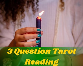 3 Question Reading, Detailed Reading, Psychic Reading, Tarot Reading, Accurate Psychic Reading, Psychic Love Reading, In depth Tarot Reading