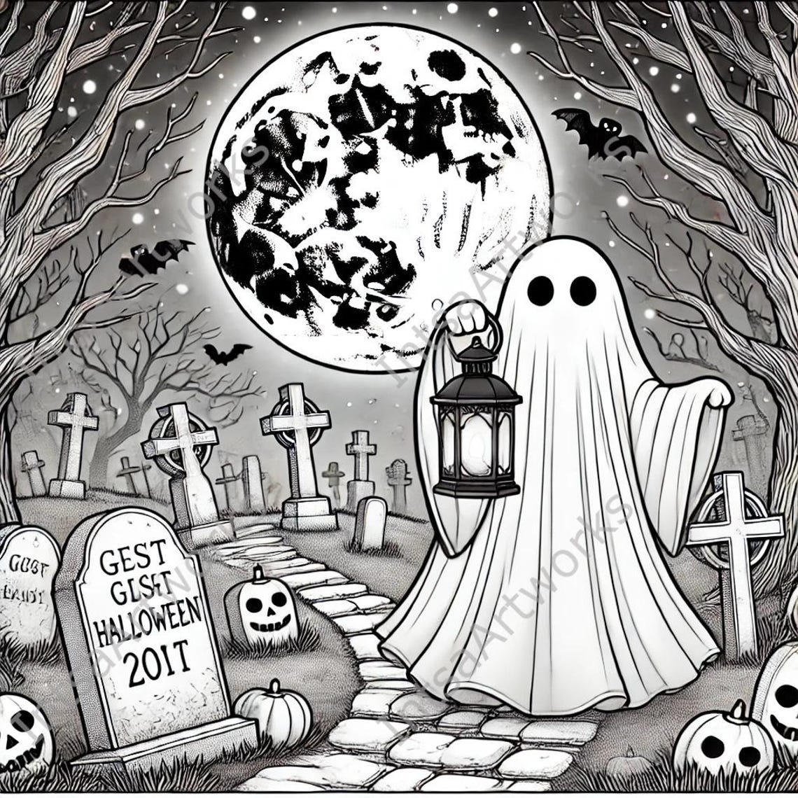 Halloween Coloring Pages Bundle – Ghosts, Pumpkins, Witches & More ...