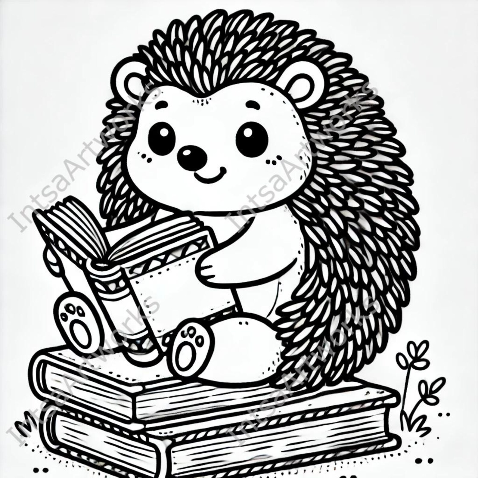 Adorable Hedgehog Coloring Pages - 10 Cute & Whimsical Hedgehog