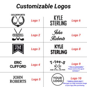 Personalized Golf Towel, Custom Embroidered Microfiber Waffle Towel with Name, Logo or Monogram Bild 4