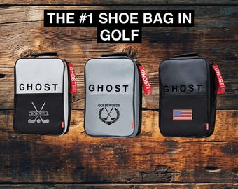 Personalized Golf Shoe Bag for Travel & Tournaments, Custom Golf Gear, Accessories and Gifts