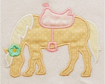 DIY Iron On Applique Patch, HORSE