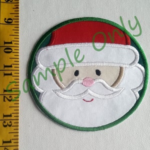 Fer à repasser DIY sur patch appliqué SANTA image 1