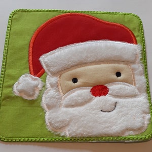 Iron On Patch Santa applique, Saint Nick, Christmas Patch, Christmas image 1