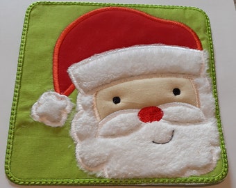 Iron On Patch Santa applique, Saint Nick, Christmas Patch, Christmas