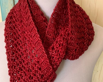 Burgundy Infinity Scarf