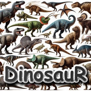 50 Famous Dinosaurs from Around the World – Printable PDF