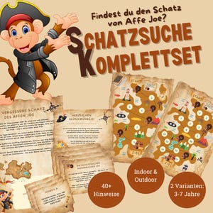 Treasure hunt children's birthday games scavenger hunt pirate party birthday treasure hunt puzzles party games treasure hunt pirate template
