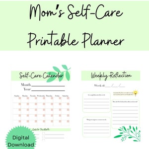 Mom&#39;s Self-Care Planner