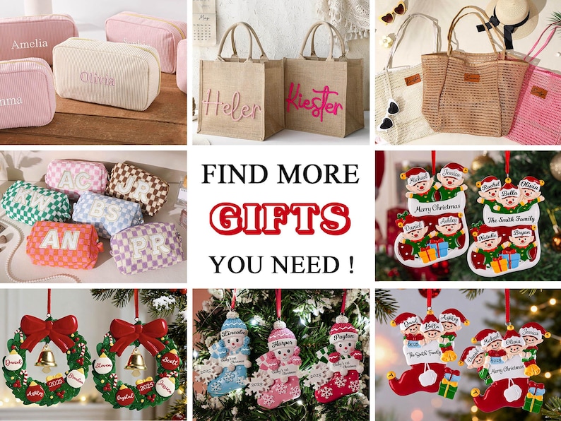 Personalised Gift Bags with Name, Bridesmaid Gift Bags, Thank You Gift Bags, Birthday Gift Bags, Wedding Gift Bags, Bridal Party Gift Bags image 8