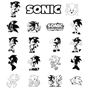 Der HEDGEHOG SVG, SONIC SVG, The Hedgehog SVG-Dateien für Cricut, Sonic Clipart, Dateien für Cricut, Instant Download