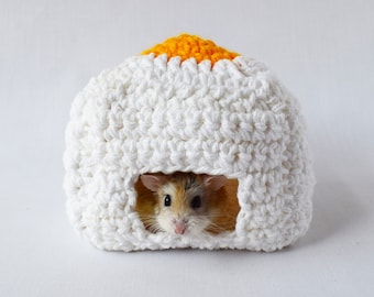 egg crochet house