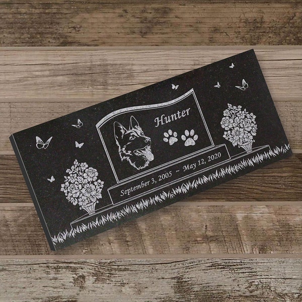 Every Time You Think Of Me I'm Right Here - Personalized Memorial Stone, Pet Grave Marker - Upload Image, Memorial Gift, Sympathy Gift