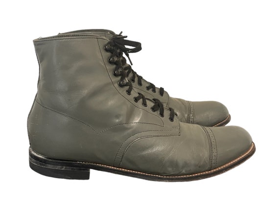 Men’s Stacy Adams Ankle Boots, Dark Green Leather Vintage 60 main image 3