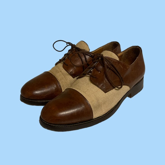 Vintage Shoes-Size 7 shoes-Men Shoes-Vintage Men S