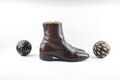 Vintage Nunn Bush Maroon Leather Ankle Boots - Men's Size 7