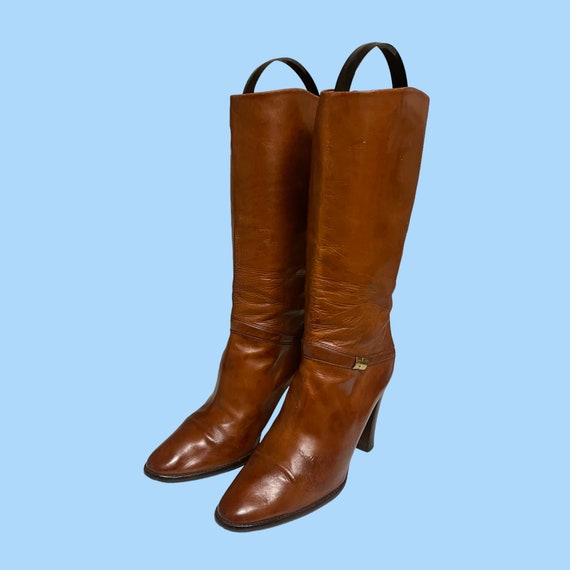 Joan & David Boots-Vintage Boots-Size 10 Boots-Gi… - image 9