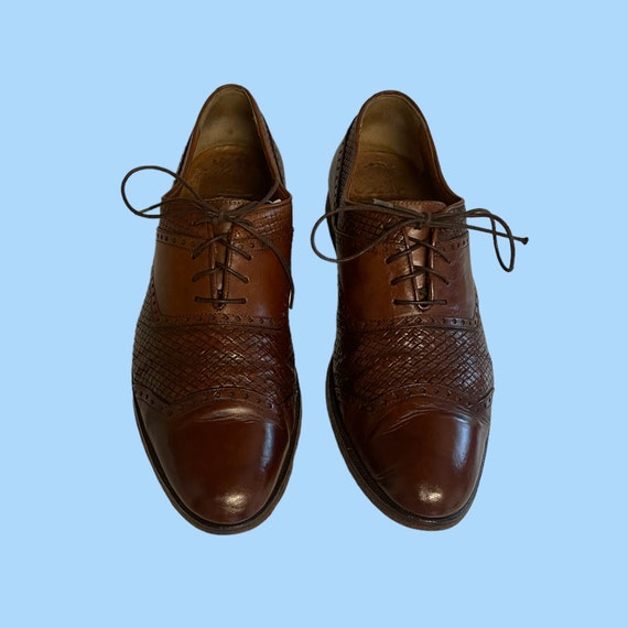 Shoes Vintage-80s Shoes-men Shoes-size 8.5 Shoes-shoes-wingtip
